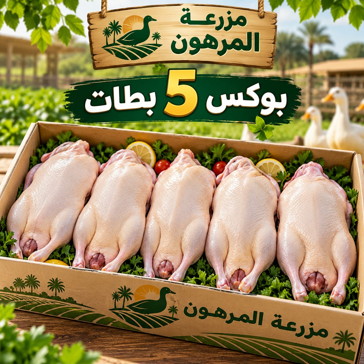 Box of 5 ducks